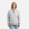 Hoodie Damen-Hoodie in Meliergrau