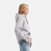 Hoodie Damen-Hoodie in Meliergrau