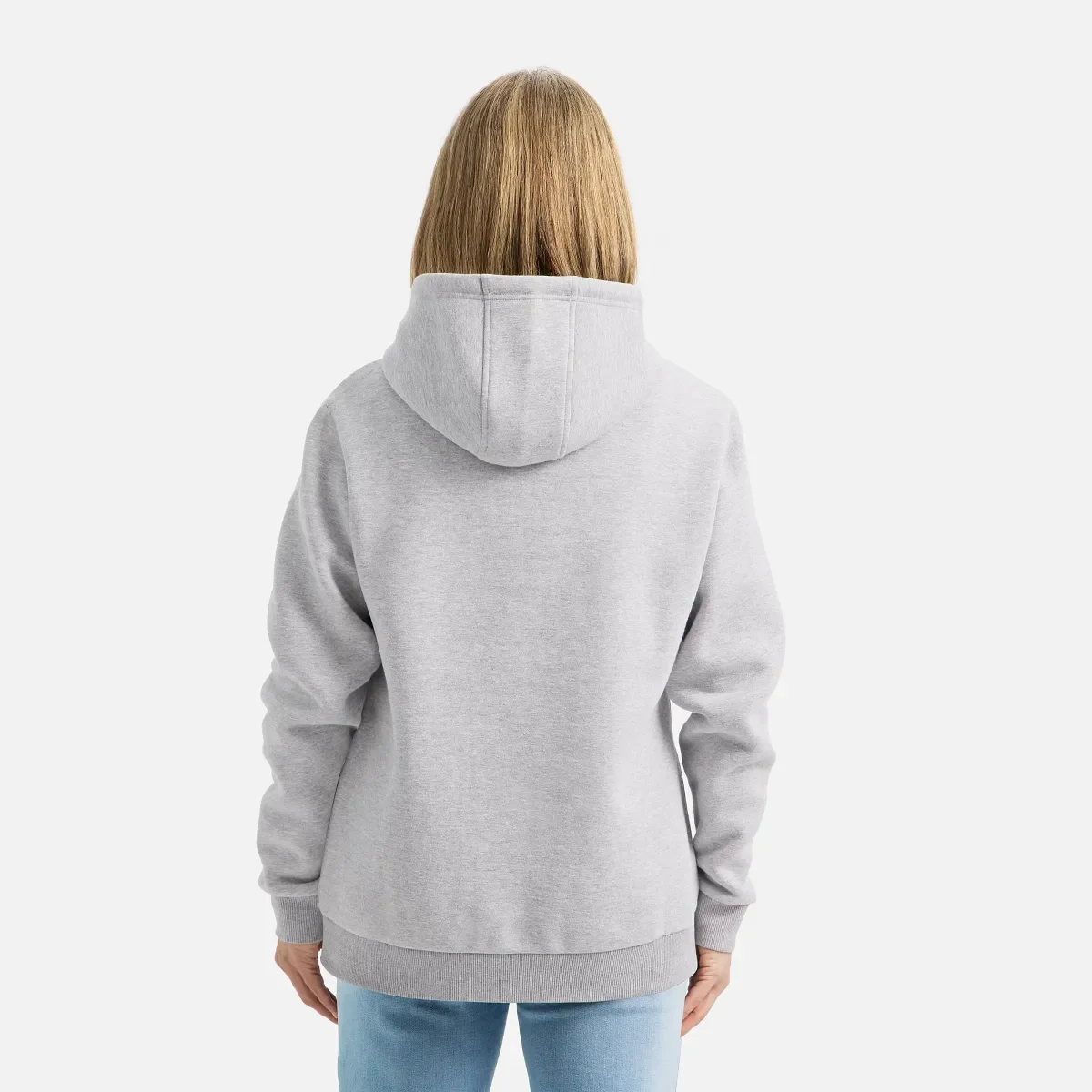 Hoodie Damen-Hoodie in Meliergrau