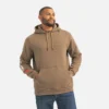 Hoodie mit Ärmelaufdruck – Herren-Hoodie in Braun