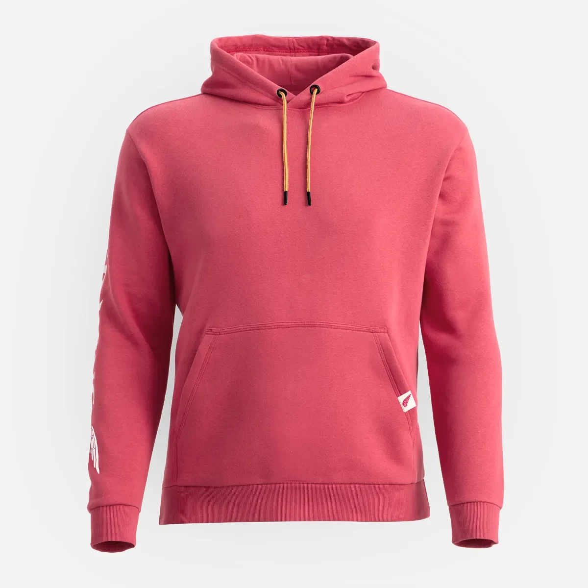 Hoodie mit Ärmelaufdruck – Herren-Hoodie in Rot