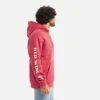 Hoodie mit Ärmelaufdruck – Herren-Hoodie in Rot