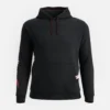 Hoodie mit Ärmelprint – Herren-Hoodie in Schwarz