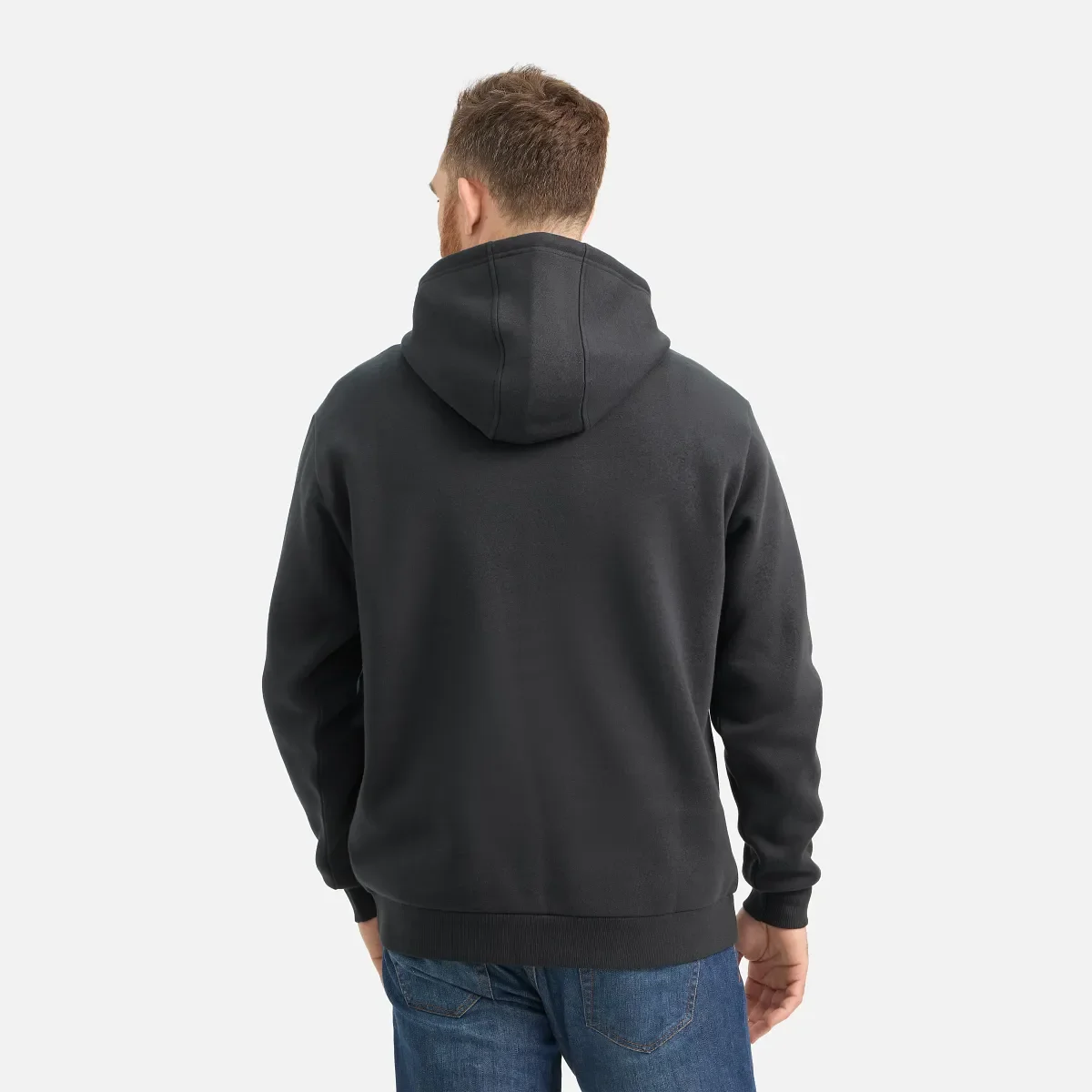 Hoodie mit Ärmelprint – Herren-Hoodie in Schwarz