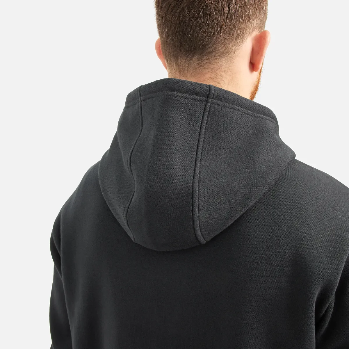 Hoodie mit Ärmelprint – Herren-Hoodie in Schwarz