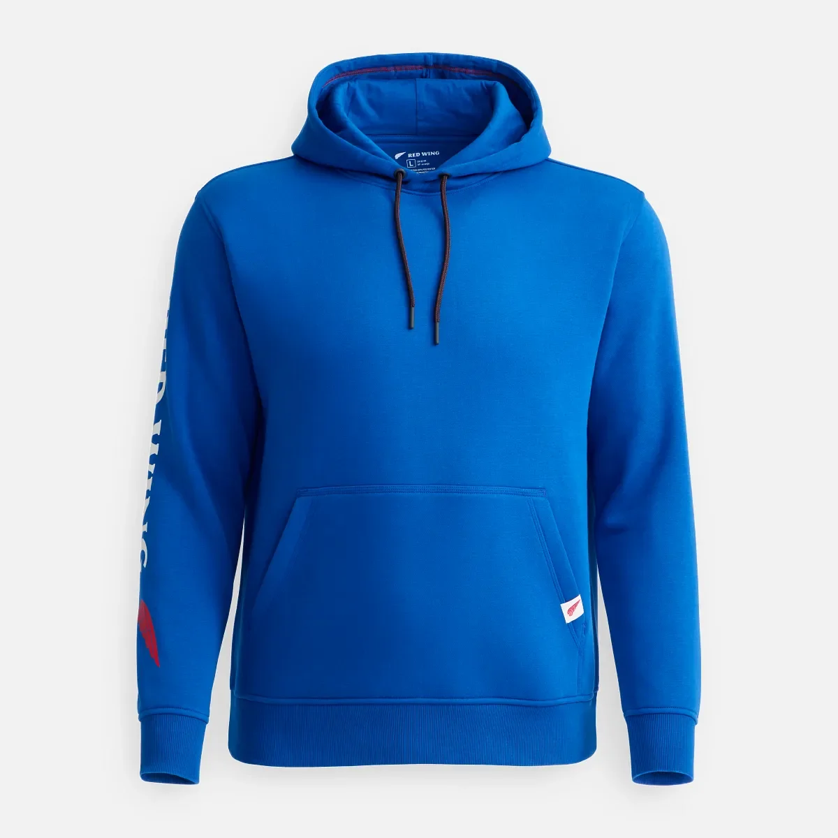 Hoodie mit Ärmelprint – Herren-Hoodie in Tiefblau