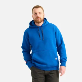 Hoodie mit Ärmelprint – Herren-Hoodie in Tiefblau