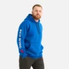 Hoodie mit Ärmelprint – Herren-Hoodie in Tiefblau