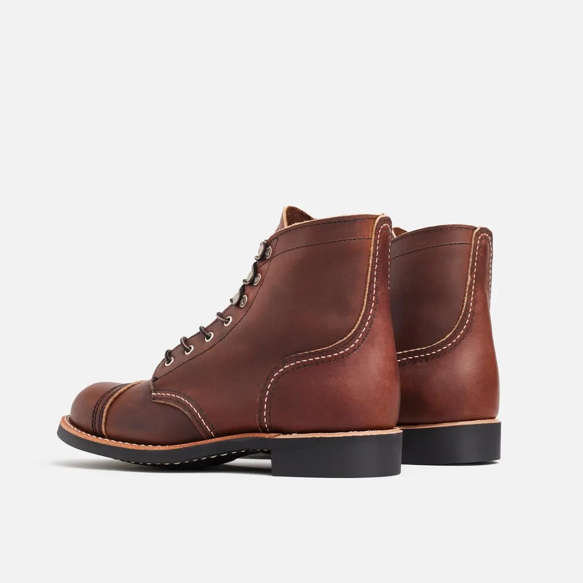 Iron Ranger® Damen-Kurzstiefel aus bernsteinfarbenem Harness-Leder