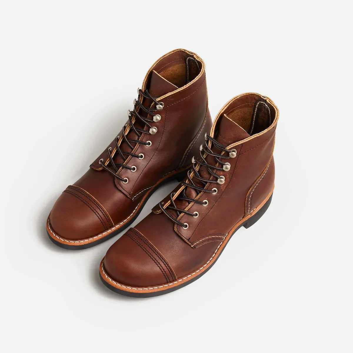 Iron Ranger® Damen-Kurzstiefel aus bernsteinfarbenem Harness-Leder