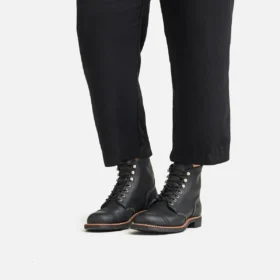 Iron Ranger® Damen-Kurzstiefel aus schwarzem Boundary-Leder