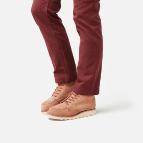 Klassischer Classic Moc®-Kurzstiefel für Damen aus „Dusty Rose“-Abilene-Leder
