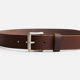 Klassischer Heritage-Ledergürtel für Herren aus Amber Pioneer-Leder