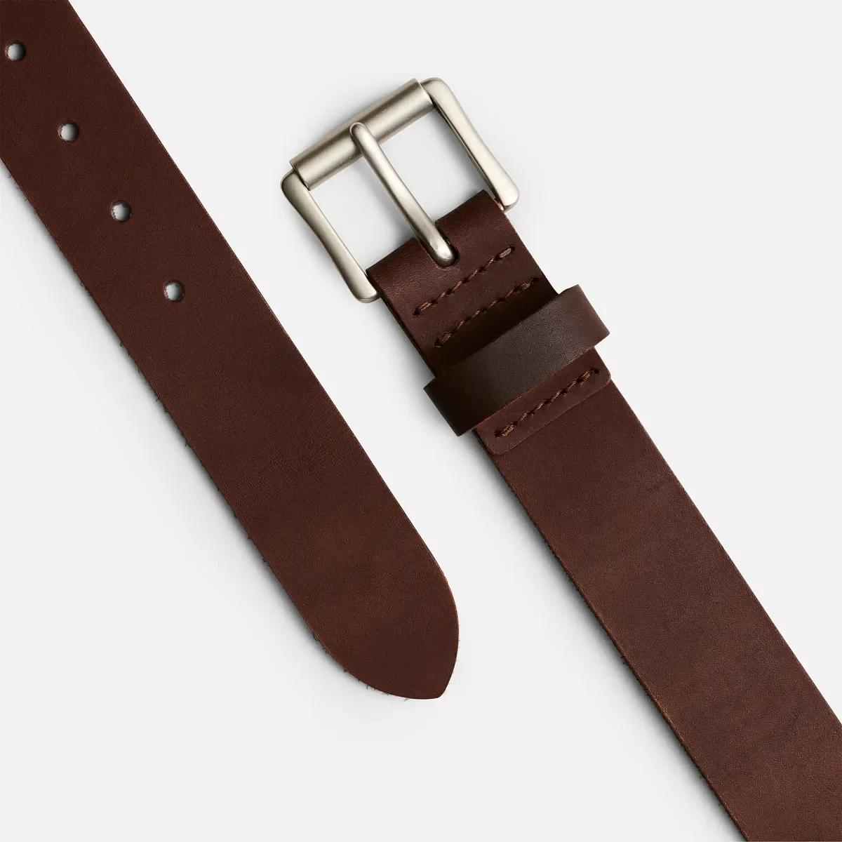 Klassischer Heritage-Ledergürtel für Herren aus Amber Pioneer-Leder