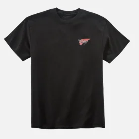 Klassisches Logo-T-Shirt – Unisex-T-Shirt aus schwarzer Baumwolle