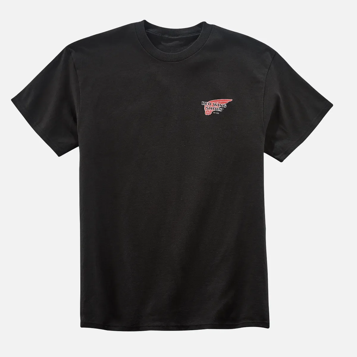 Klassisches Logo-T-Shirt – Unisex-T-Shirt aus schwarzer Baumwolle