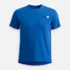 Kurzarm-T-Shirt mit Brusttasche – Herren-T-Shirt mit kurzen Ärmeln in Tiefblau