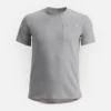 Kurzarm-T-Shirt mit Tasche Herren-Kurzarm-T-Shirt in Meliergrau