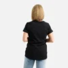 Kurzarm-Wing-T-Shirt – Damen-Kurzarm-T-Shirt in Schwarz