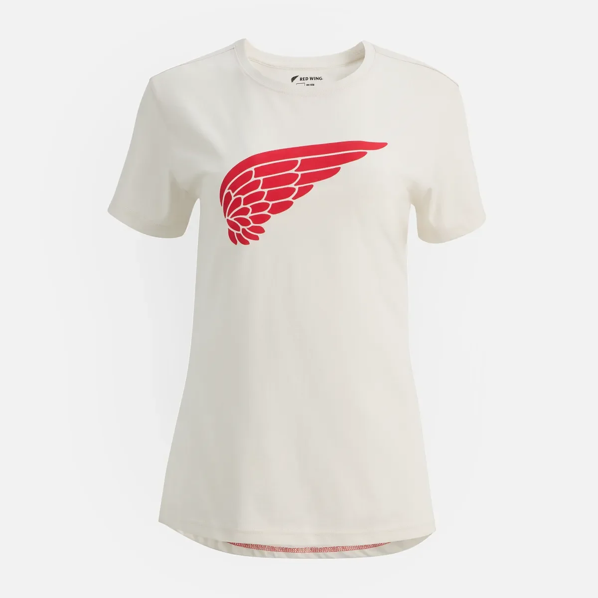 Kurzarm-Wing-T-Shirt Damen-Kurzarm-T-Shirt in Weiß