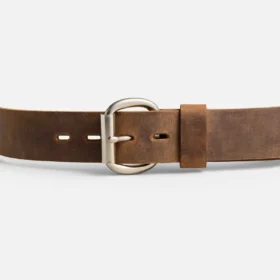 Leder-Gürtel mit Roller Bar – Red Wing-Leder-Gürtel mit Roller Bar in Braun