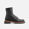 Logger Herrenstiefel „Logger“ aus schwarzem „Oil Slick“-Leder