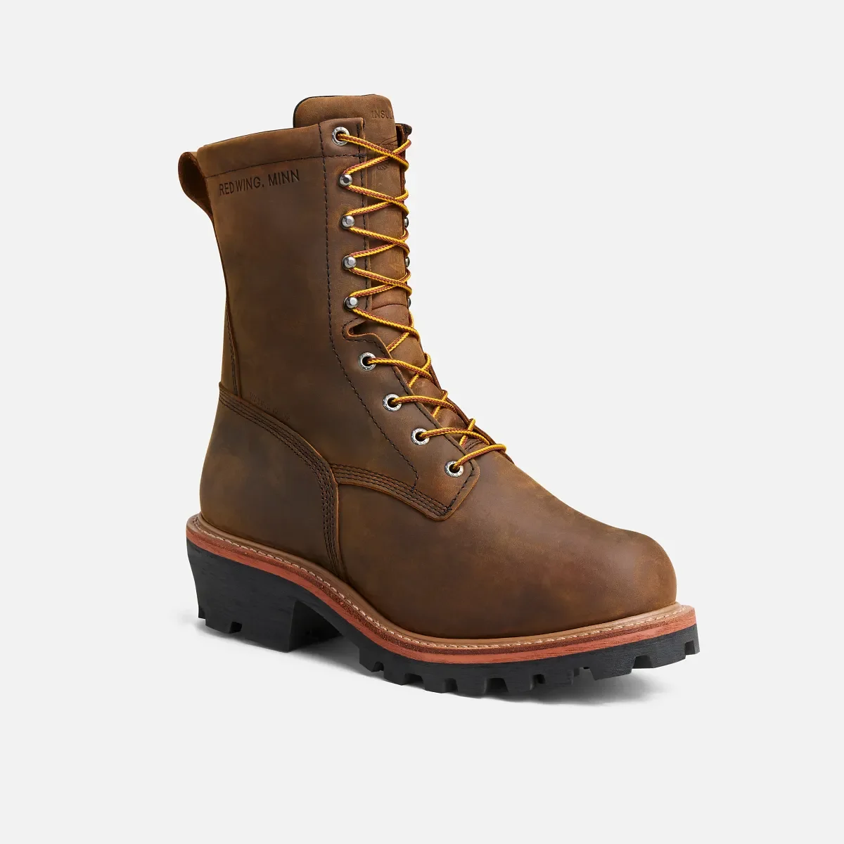 LoggerMax Herren-Logger-Stiefel, 9 Zoll, Wasserdicht, mit Sicherheitsschuhen