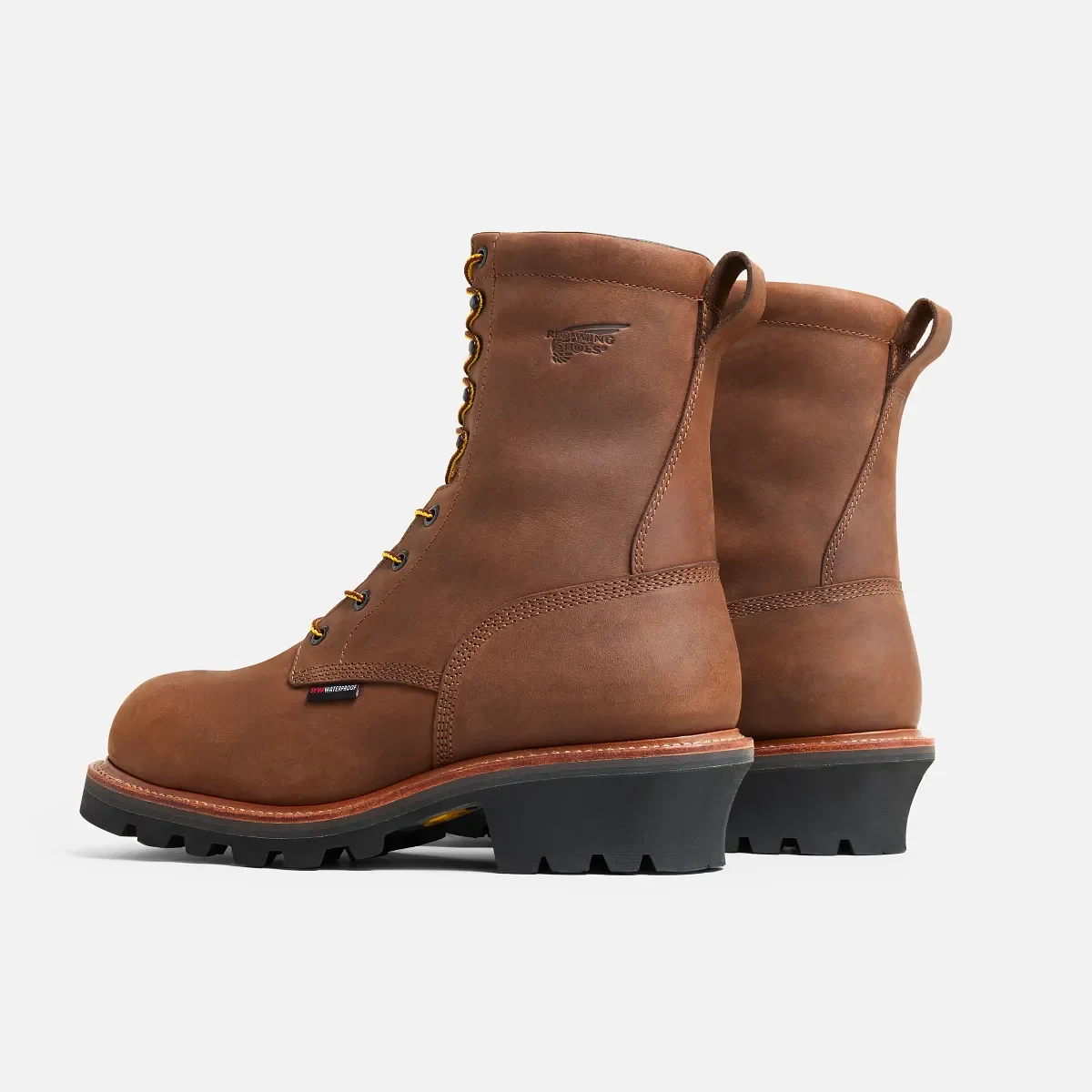 LoggerMax Herren-Stiefel, 9 Zoll, wasserdicht, gefüttert, mit Sicherheitsschuhen