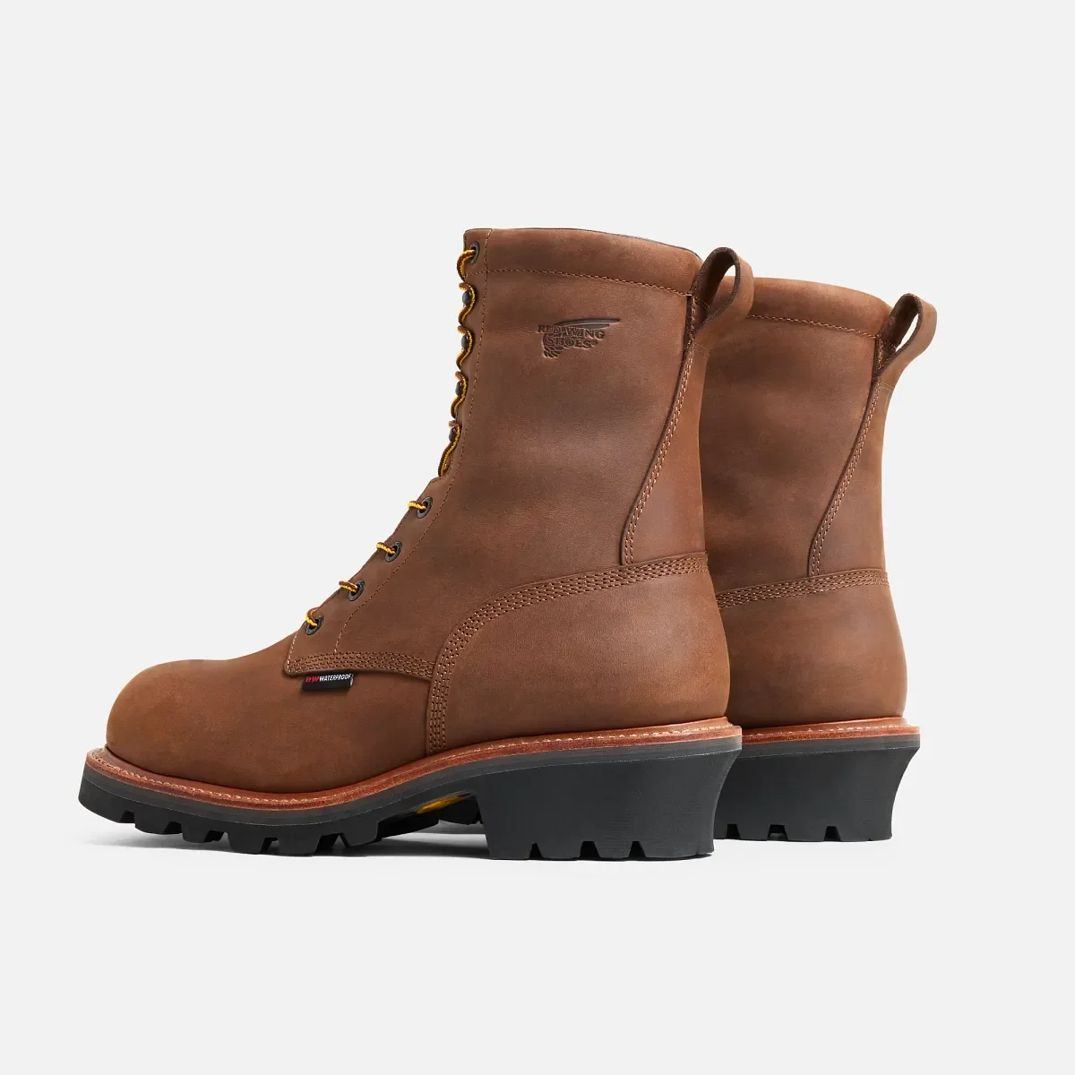 LoggerMax Herren-Stiefel, 9 Zoll, Wasserdicht, ohne Zehenschutz