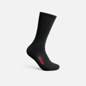 Nilit™ Breeze Cooling Light Weight Crew Unisex Breeze Nylon-Crew-Socken in Schwarz