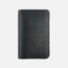 Passport-Geldbörse – Unisex-Geldbörse aus schwarzem Frontier-Leder