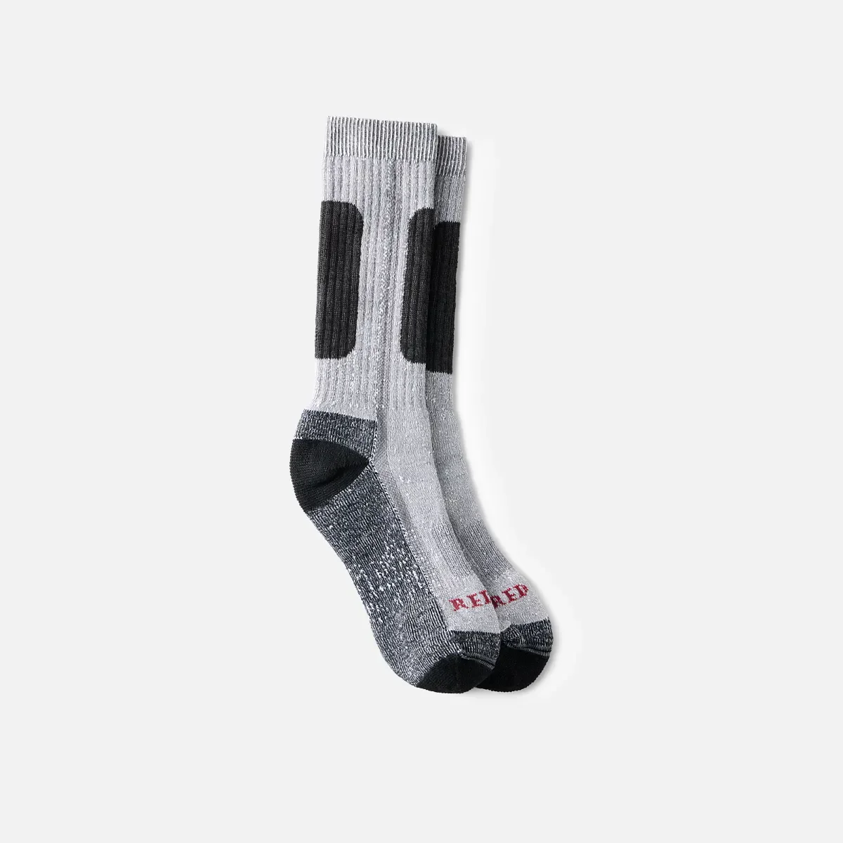 Performance Arbeit mittelschwere, wadenhohe Unisex-Socken in Schwarz