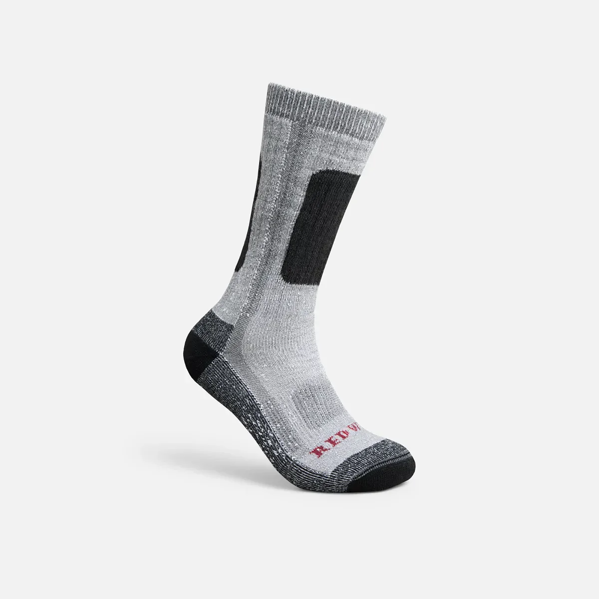 Performance Arbeit mittelschwere, wadenhohe Unisex-Socken in Schwarz