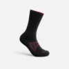Performance-Socken für Damen, leicht, Crew-Socken, Unisex-Socken aus CoolMax®-Mischung in Schwarz
