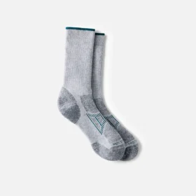 Performance Work – Leichte Unisex-Crew-Socken aus CoolMax®-Mischung für Damen in Grau
