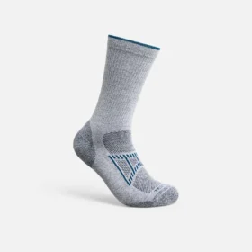 Performance Work – Leichte Unisex-Crew-Socken aus CoolMax®-Mischung für Damen in Grau