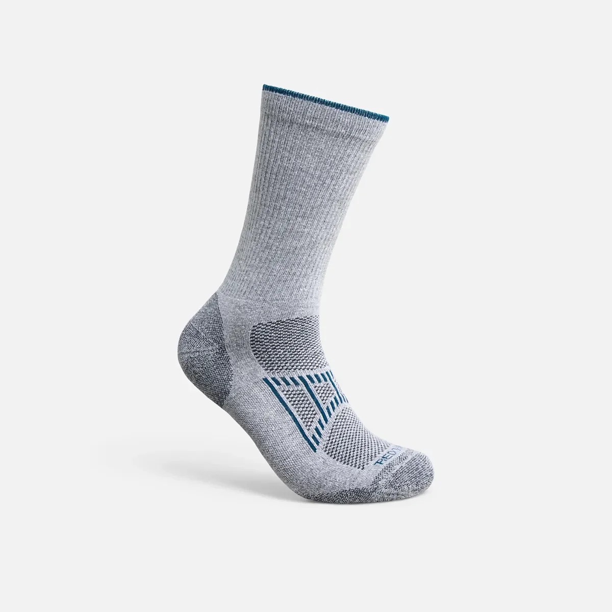 Performance Work – Leichte Unisex-Crew-Socken aus CoolMax®-Mischung für Damen in Grau