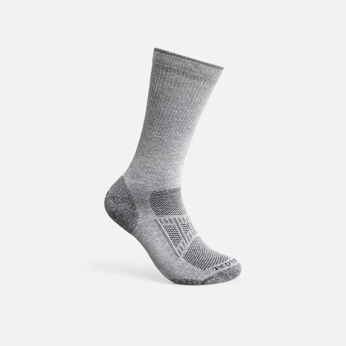 Performance Work Light Weight Crew Unisex-Socken aus CoolMax®-Mischung in Grau