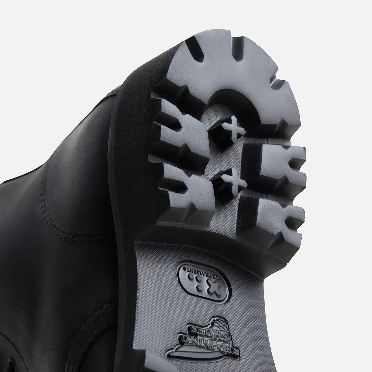 Porter Moc Damen-Stiefel aus schwarzem „Boundary“-Leder
