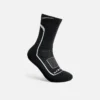 Premium-Sicherheitssocken für Damen, leicht, 3/4-Socken aus Merinowollmischung in Schwarz und Grau