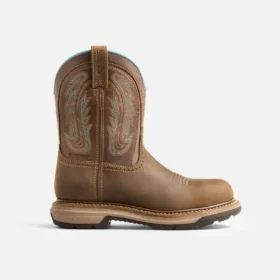 Rio Flex Damen-Sicherheitsstiefel mit 9-Zoll-Schaft und wasserdichter Zehenkappe