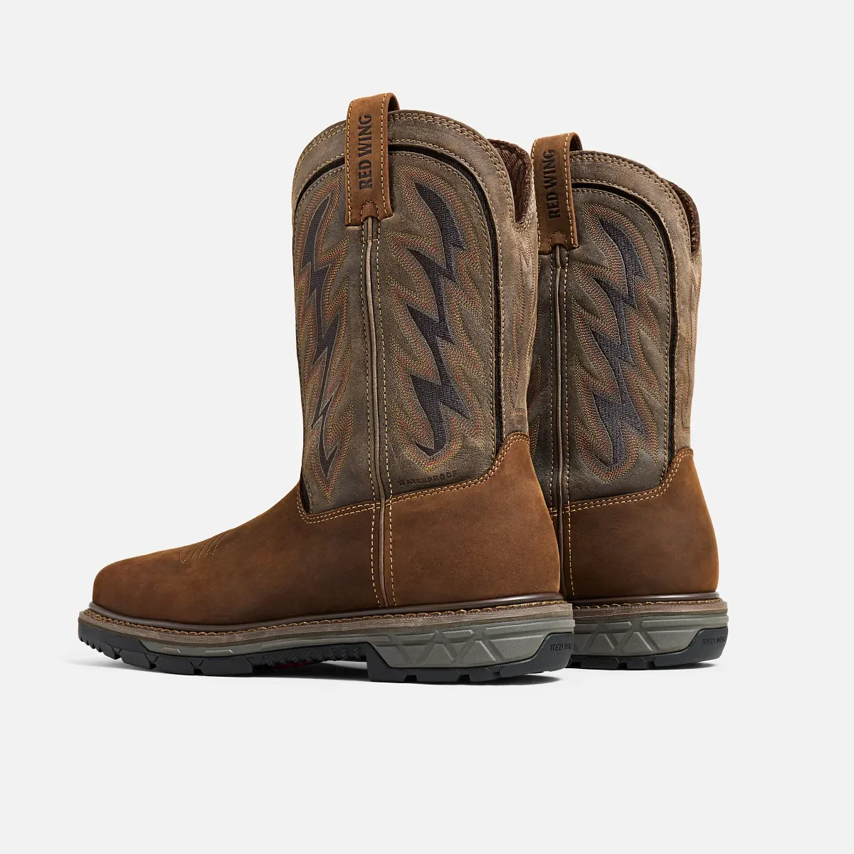 Rio Flex Herren-Stiefel, 11 Zoll, Wasserdicht, mit Sicherheitsschuhen, zum Hineinschlüpfen