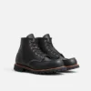 Roughneck Herrenstiefel aus schwarzem „Oil Slick“-Leder