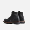 Roughneck Herrenstiefel aus schwarzem „Oil Slick“-Leder
