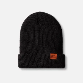 Shaniko Waffle Knit Beanie Shaniko Waffle Knit Beanie in Schwarz