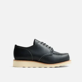 Shop Moc Oxford Damen-Shop-Moc-Oxford aus schwarzem Boundary-Leder