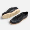 Shop Moc Oxford Damen-Shop-Moc-Oxford aus schwarzem Boundary-Leder