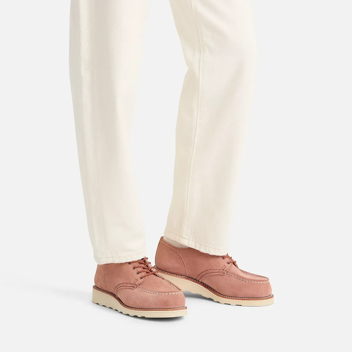 Shop Moc Oxford für Damen: Moc Oxford aus Abilene-Leder in Dusty Rose