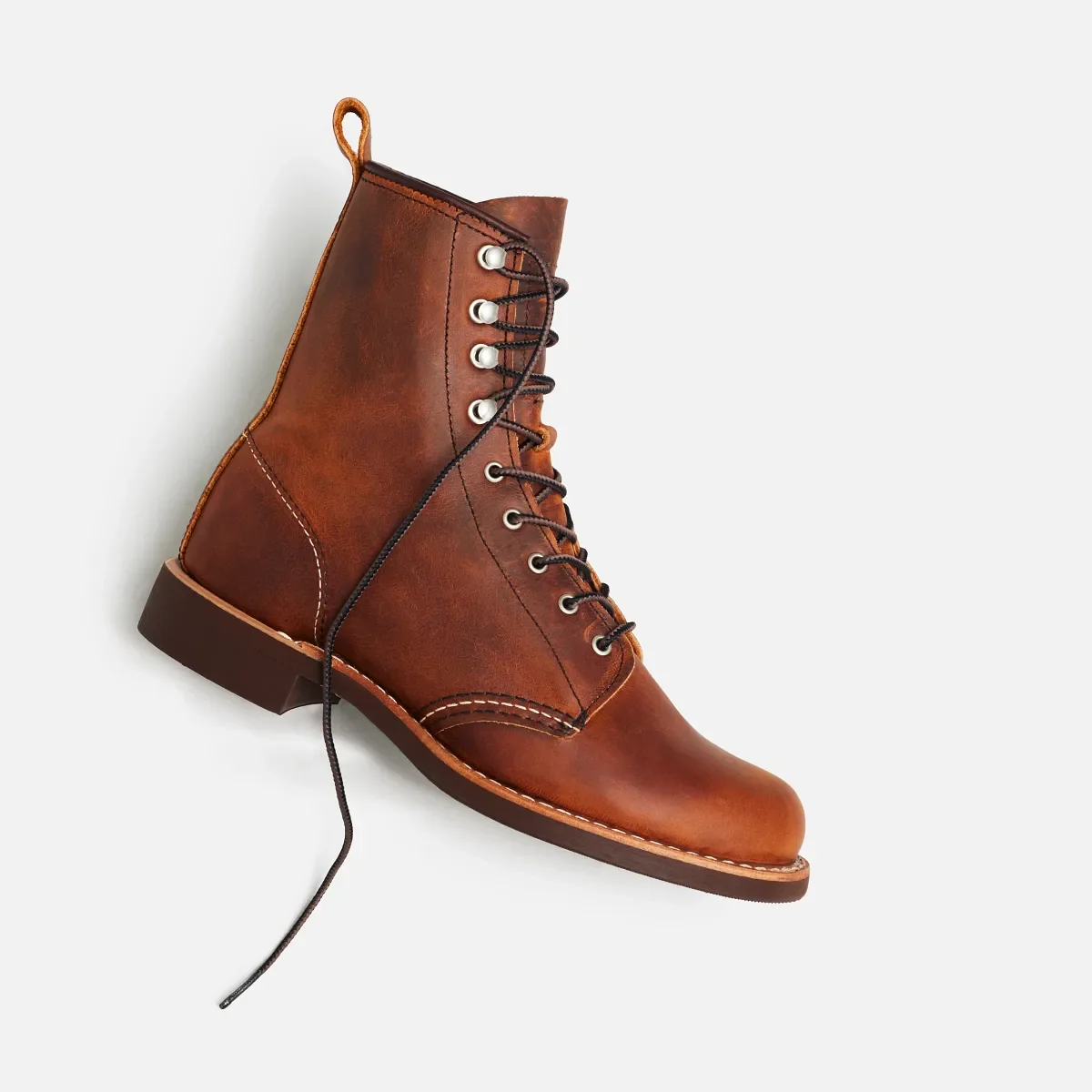 Silversmith Damen-Kurzstiefel aus „Copper Rough & Tough“-Leder