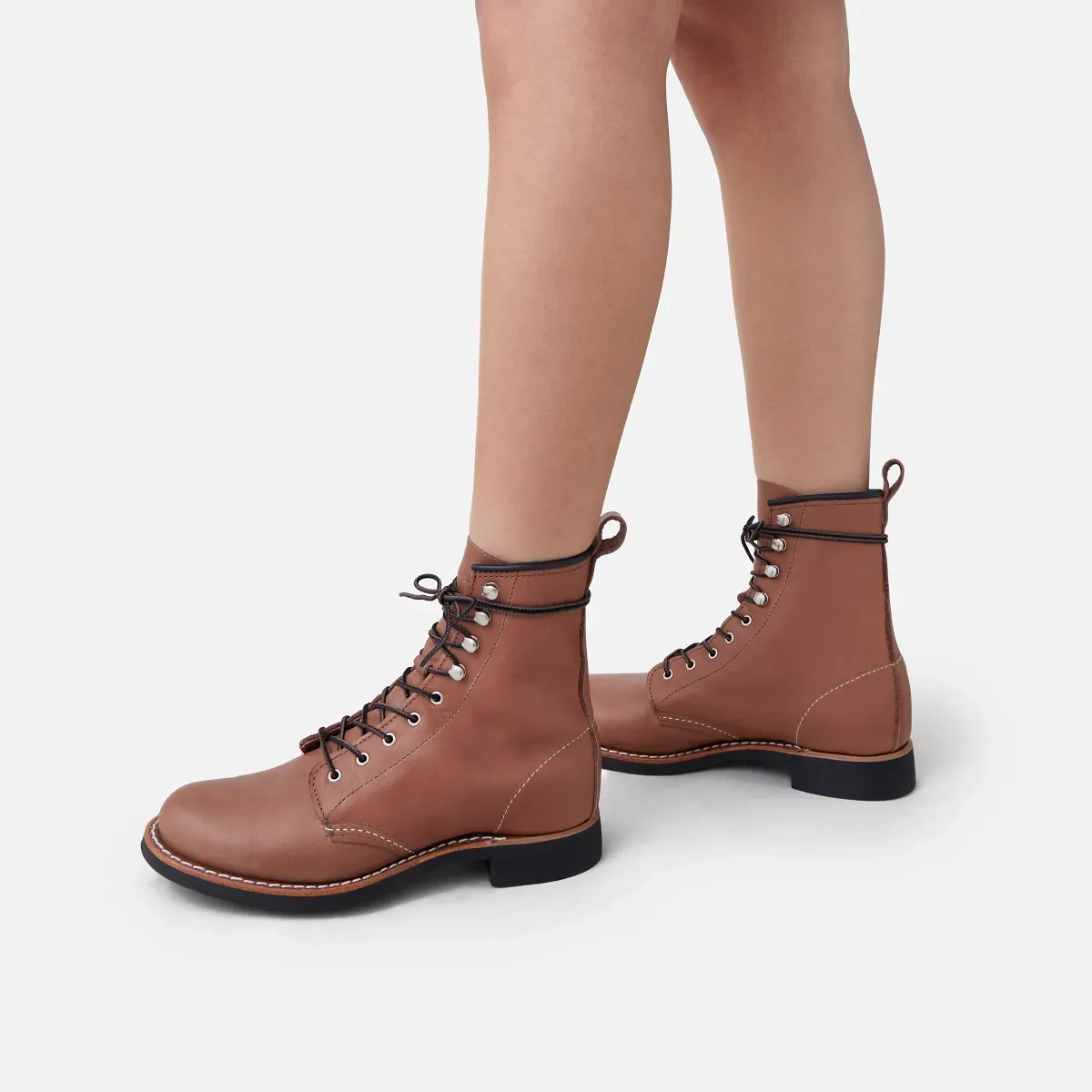 Silversmith Damen-Kurzstiefel aus Mocha-Oro-iginal-Leder
